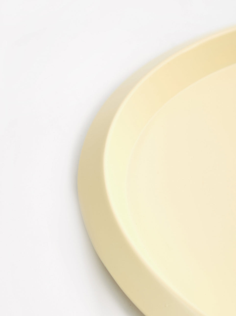 HAY HAY Ellipse Tray S - Light Yellow - Yellow