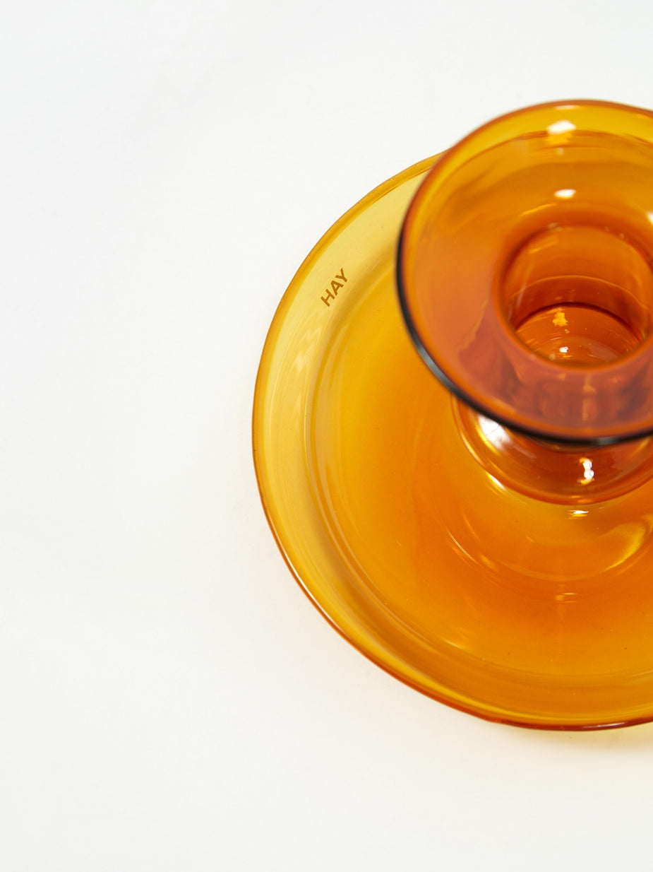 HAY Hay Flare Candle Holder - Amber - Other