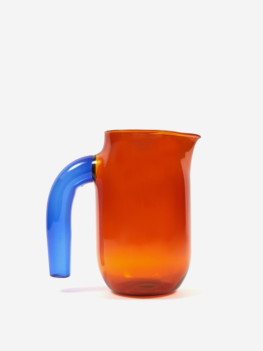 HAY Hay Glass Jug Small - Amber - Yellow