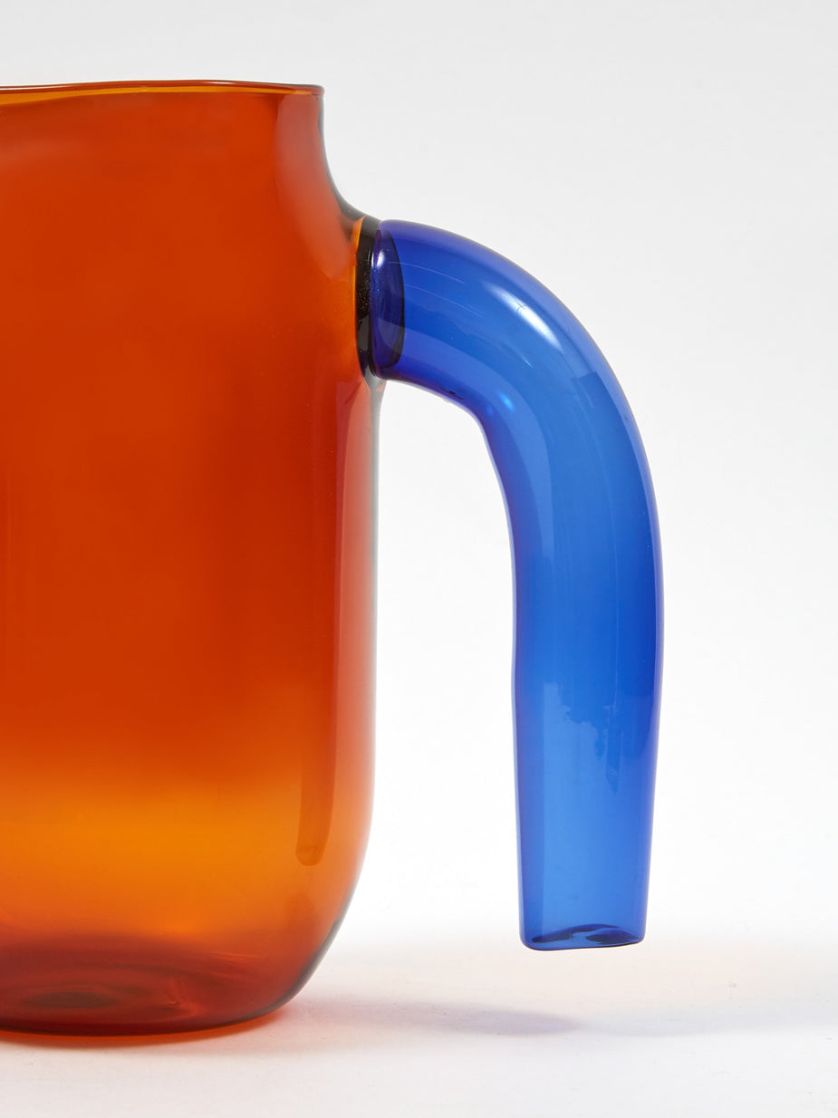 HAY Hay Glass Jug Small - Amber - Yellow