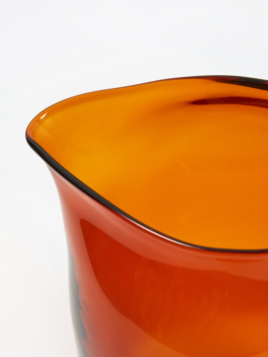HAY Hay Glass Jug Small - Amber - Yellow