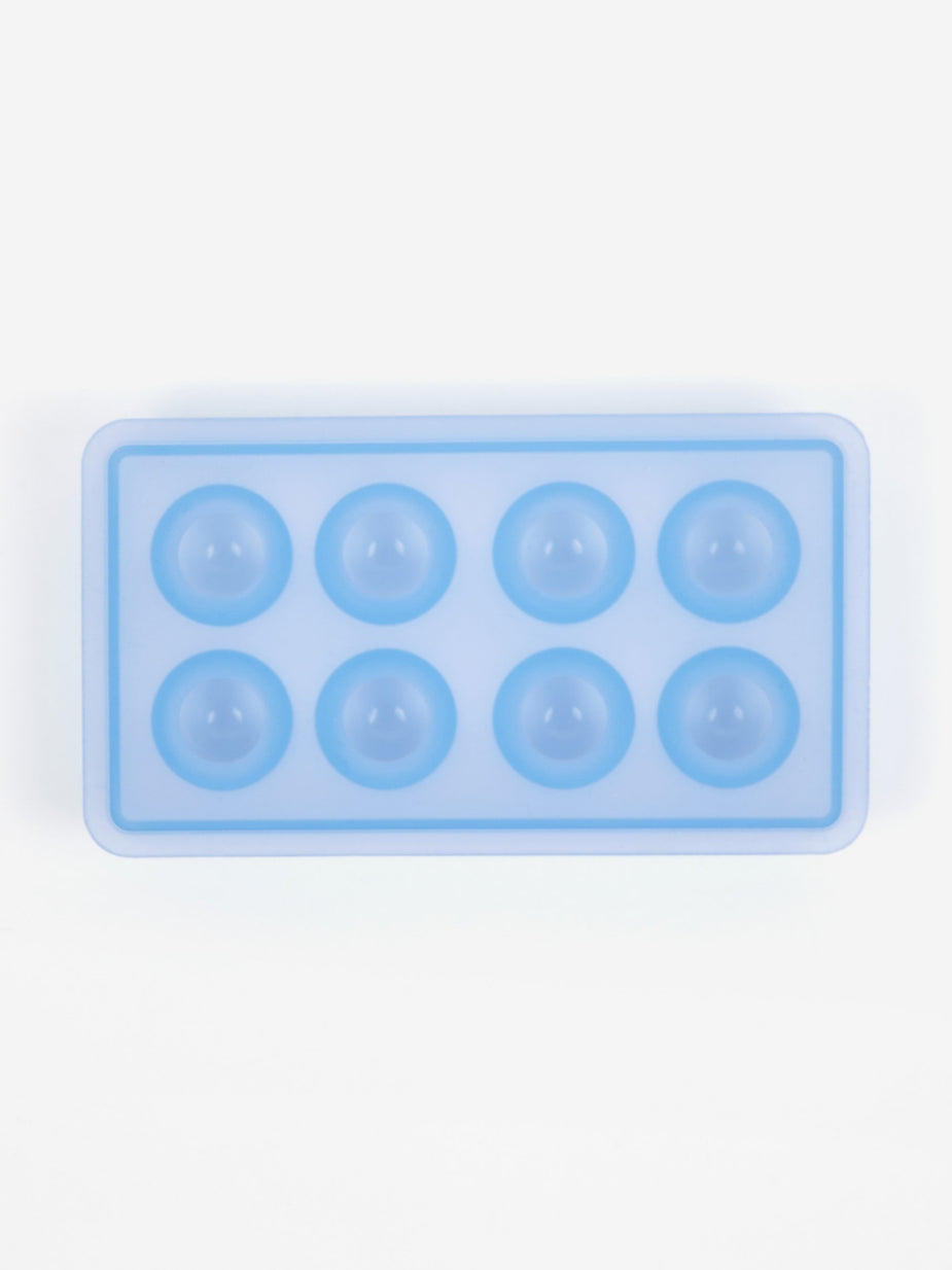 HAY HAY Ice Cube Tray Round 8 Cubes - Light Blue - Blue