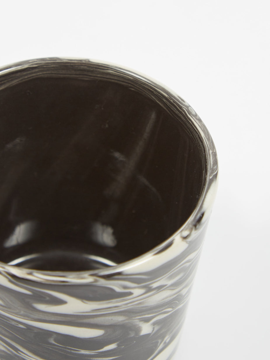 HAY HAY Marbled Cup - Black - Black