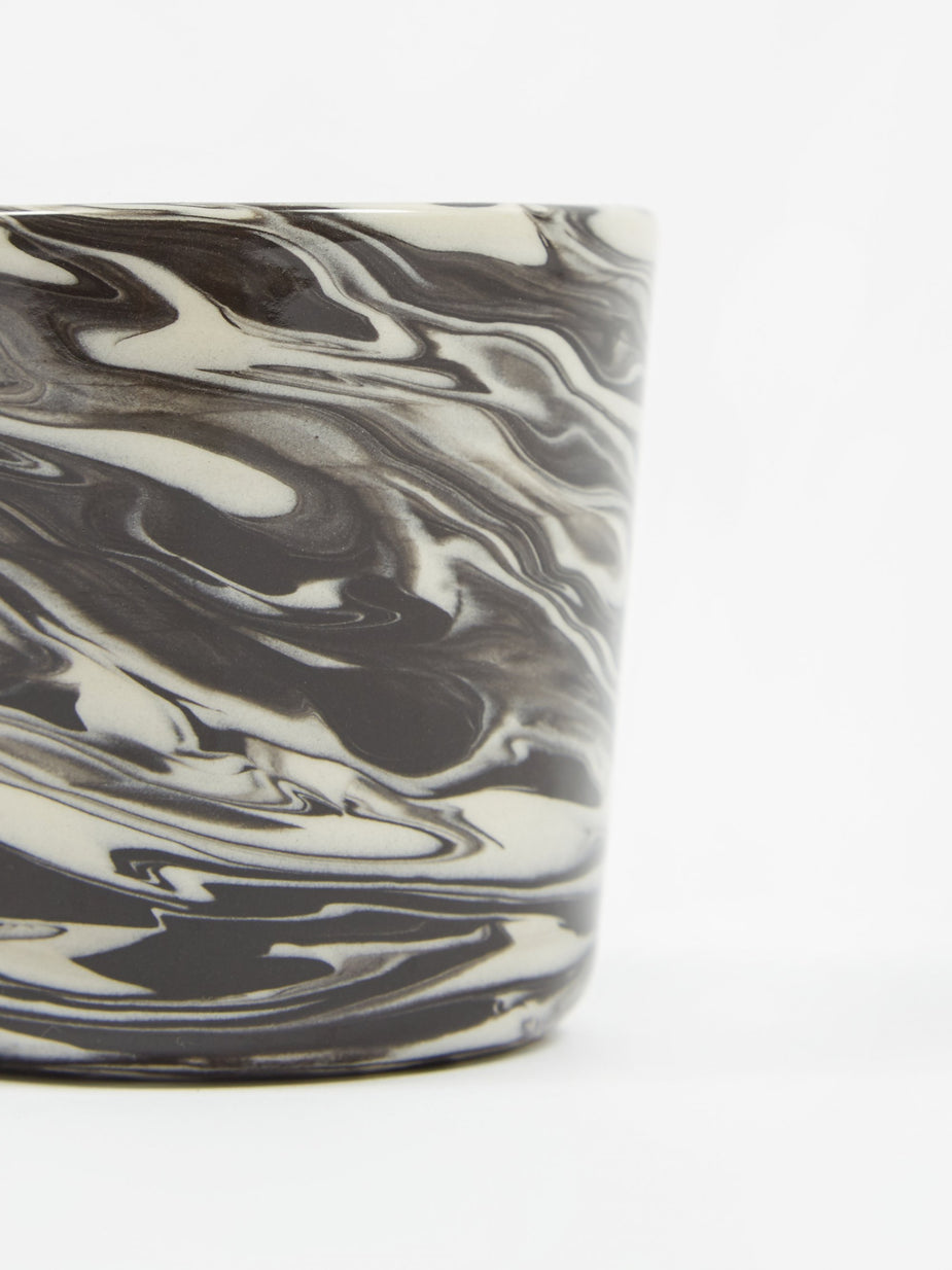 HAY HAY Marbled Cup - Black - Black