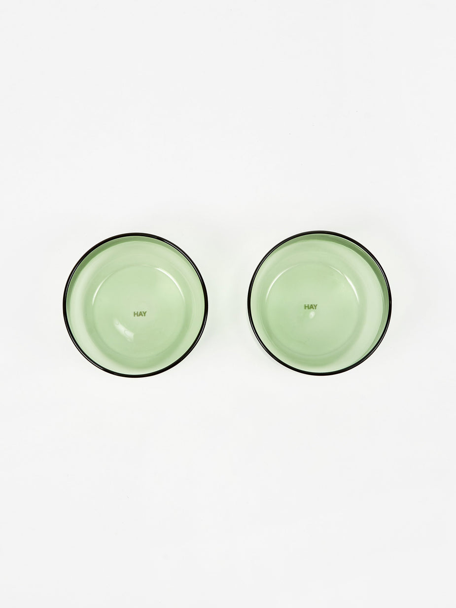 HAY HAY Tint Glass Set of Two - Green - Green