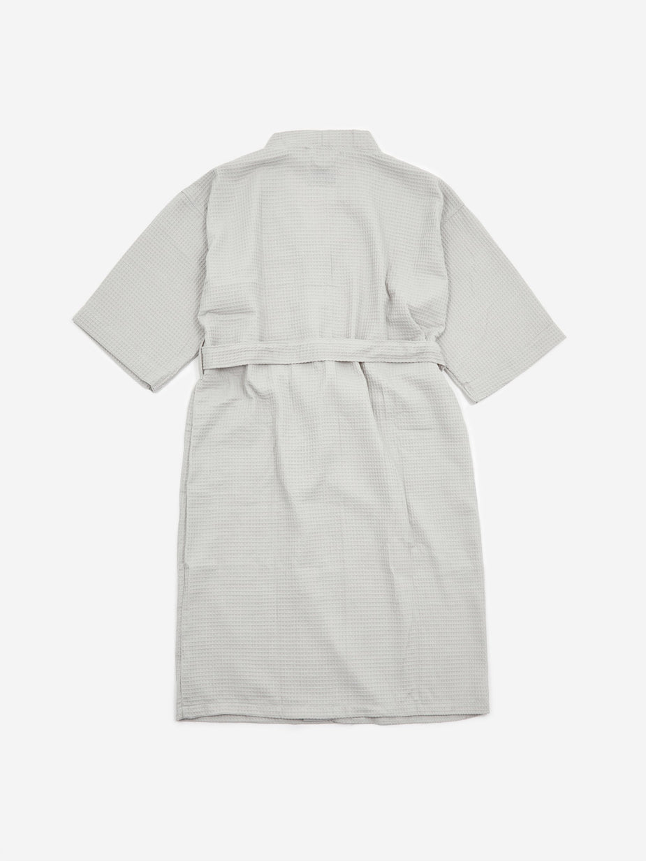 HAY HAY Waffle Bathrobe - Grey - Grey