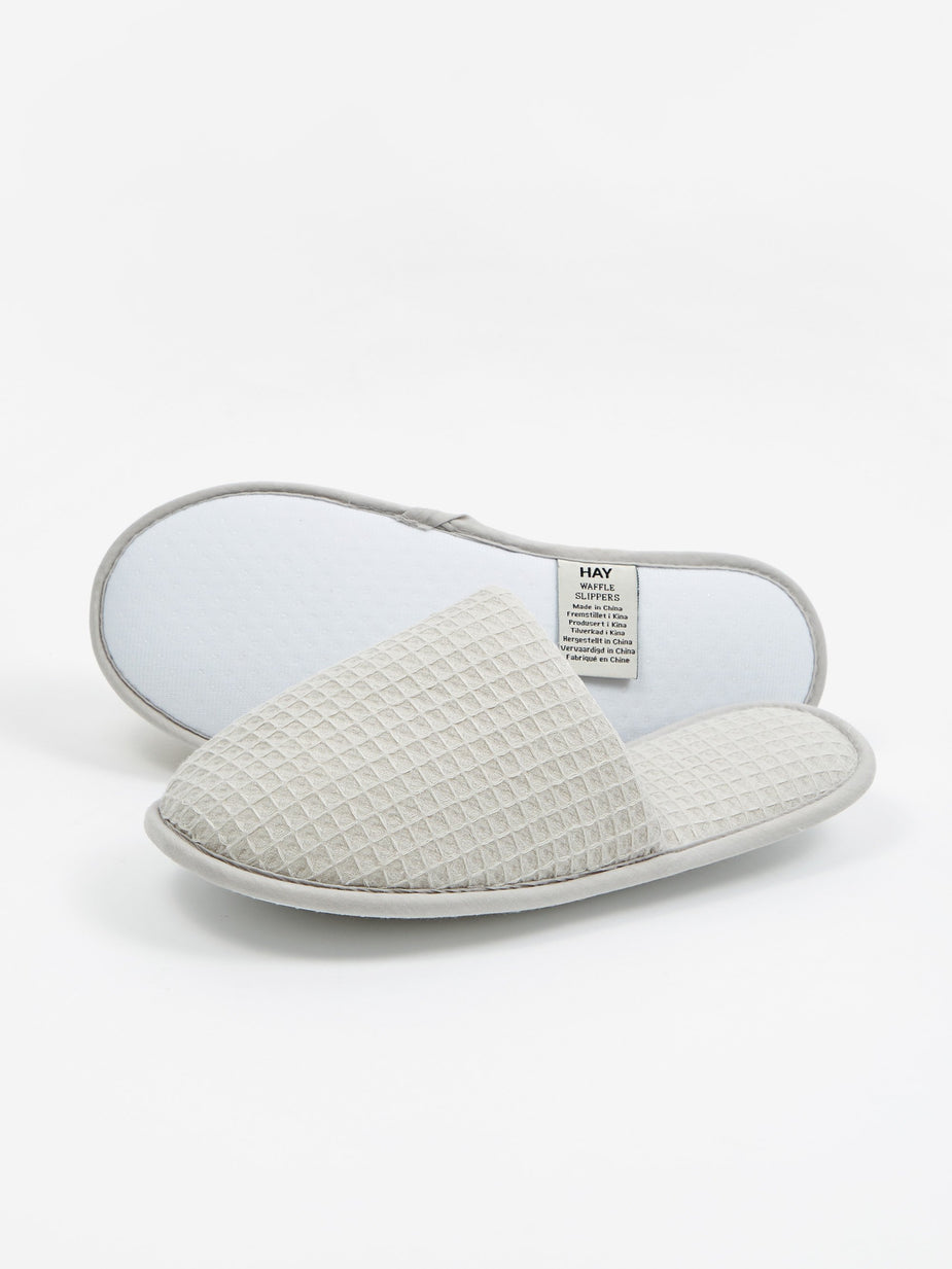 HAY HAY Waffle Slipper - Grey - Grey