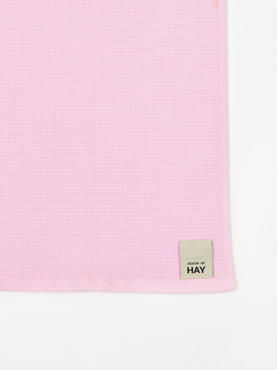 HAY HAY Waffle Tea Towel Set Of 2 - Cool Rose & Midnight Blue - Other