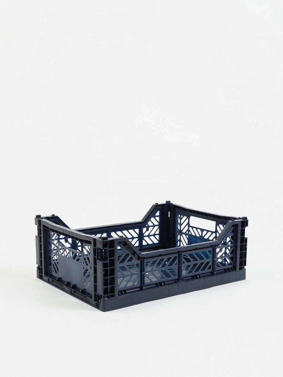 HAY Hay Colour Crate Medium - Navy - Blue