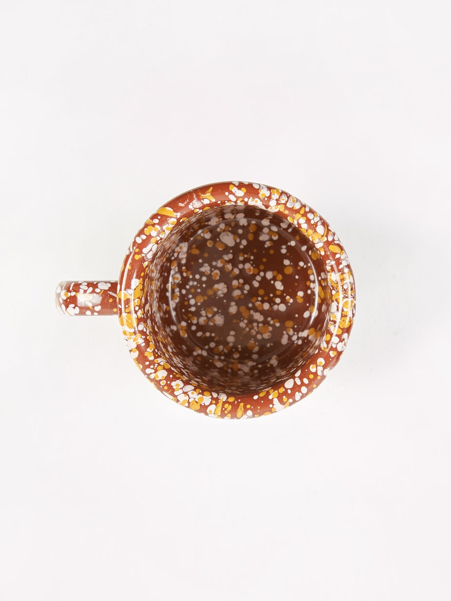 HAY HAY Enamel Sprinkle Mug - Brown - Other
