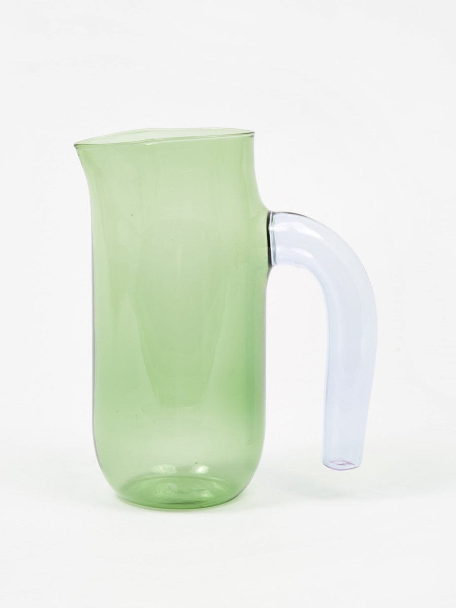 HAY Hay Glass Jug Large - Green - Green