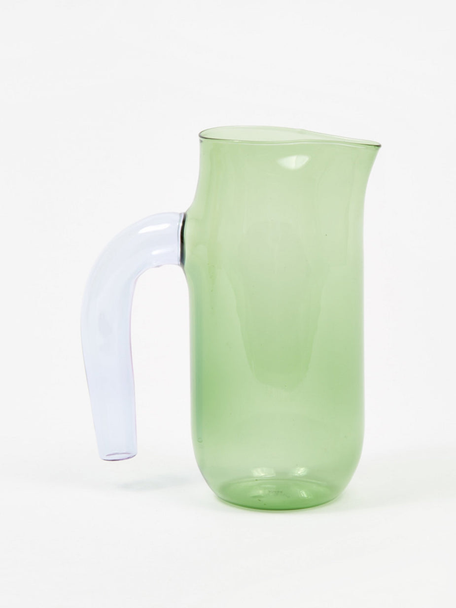 HAY Hay Glass Jug Large - Green - Green