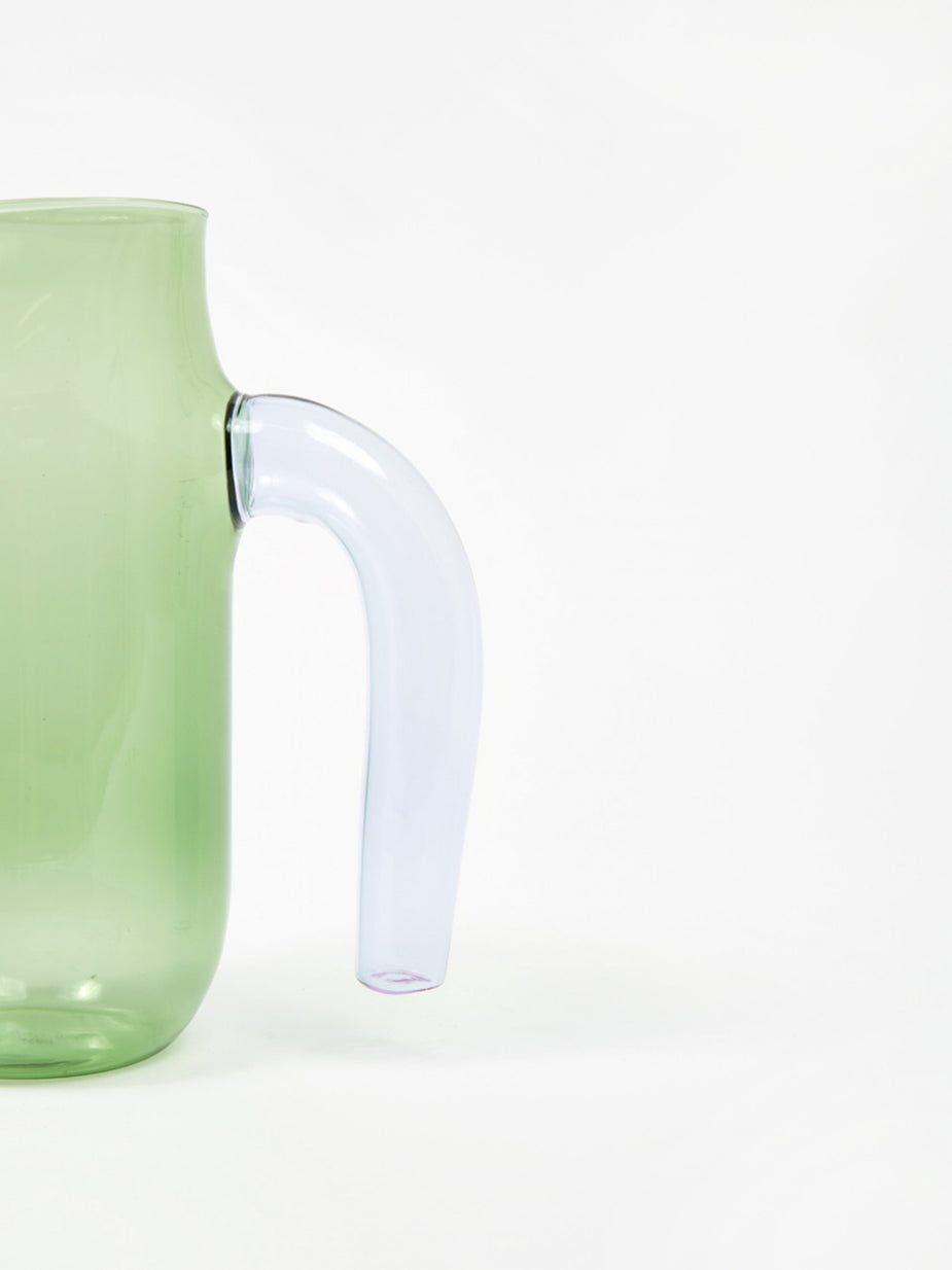 HAY Hay Glass Jug Large - Green - Green