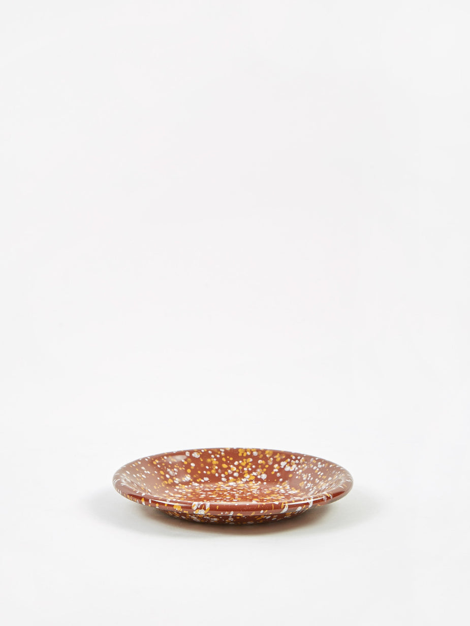 HAY HAY Enamel Sprinkle Small Round Dish - Brown - Other