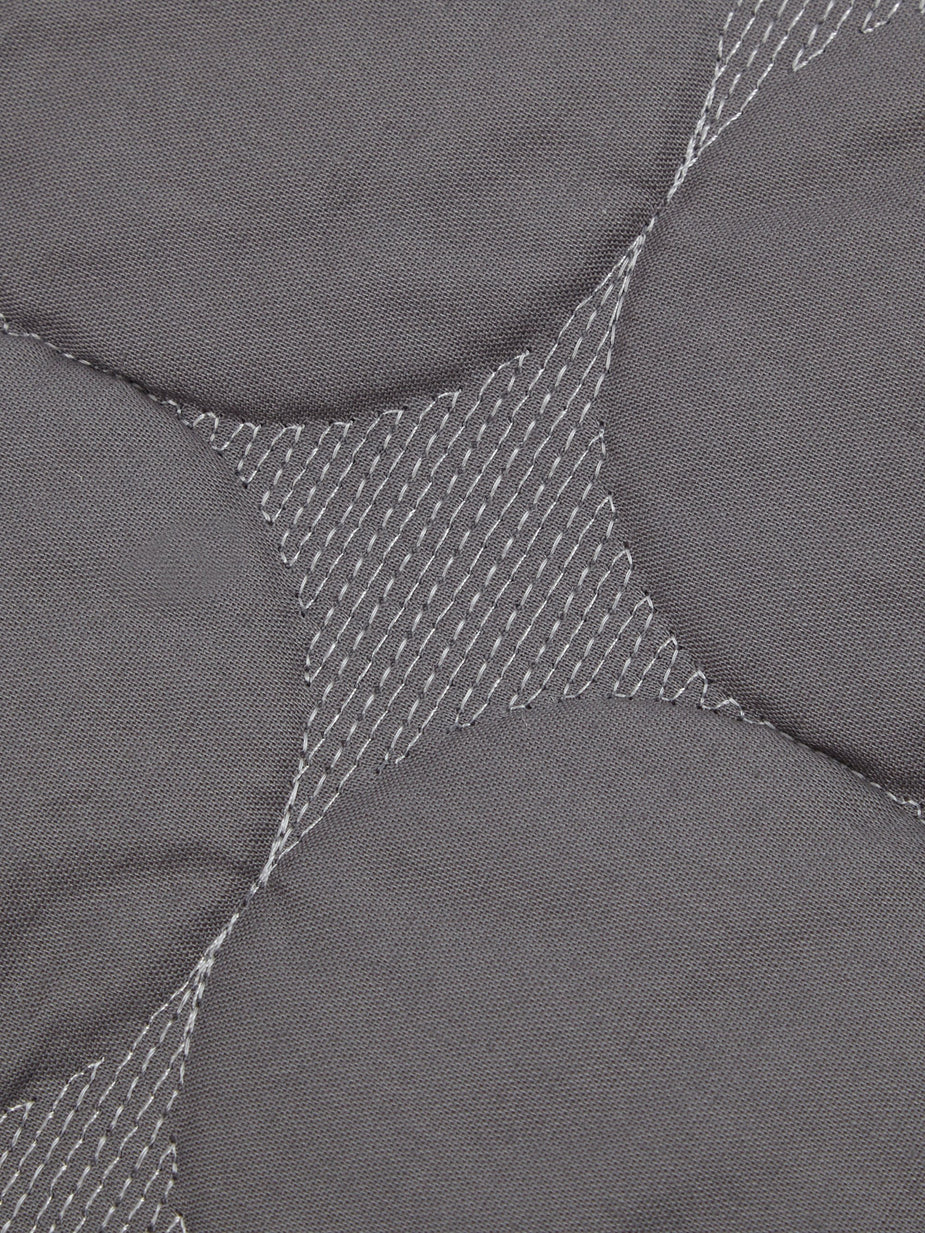 HAY Hay Mega Dot Quilt 245x195cm - Dark Grey - Grey