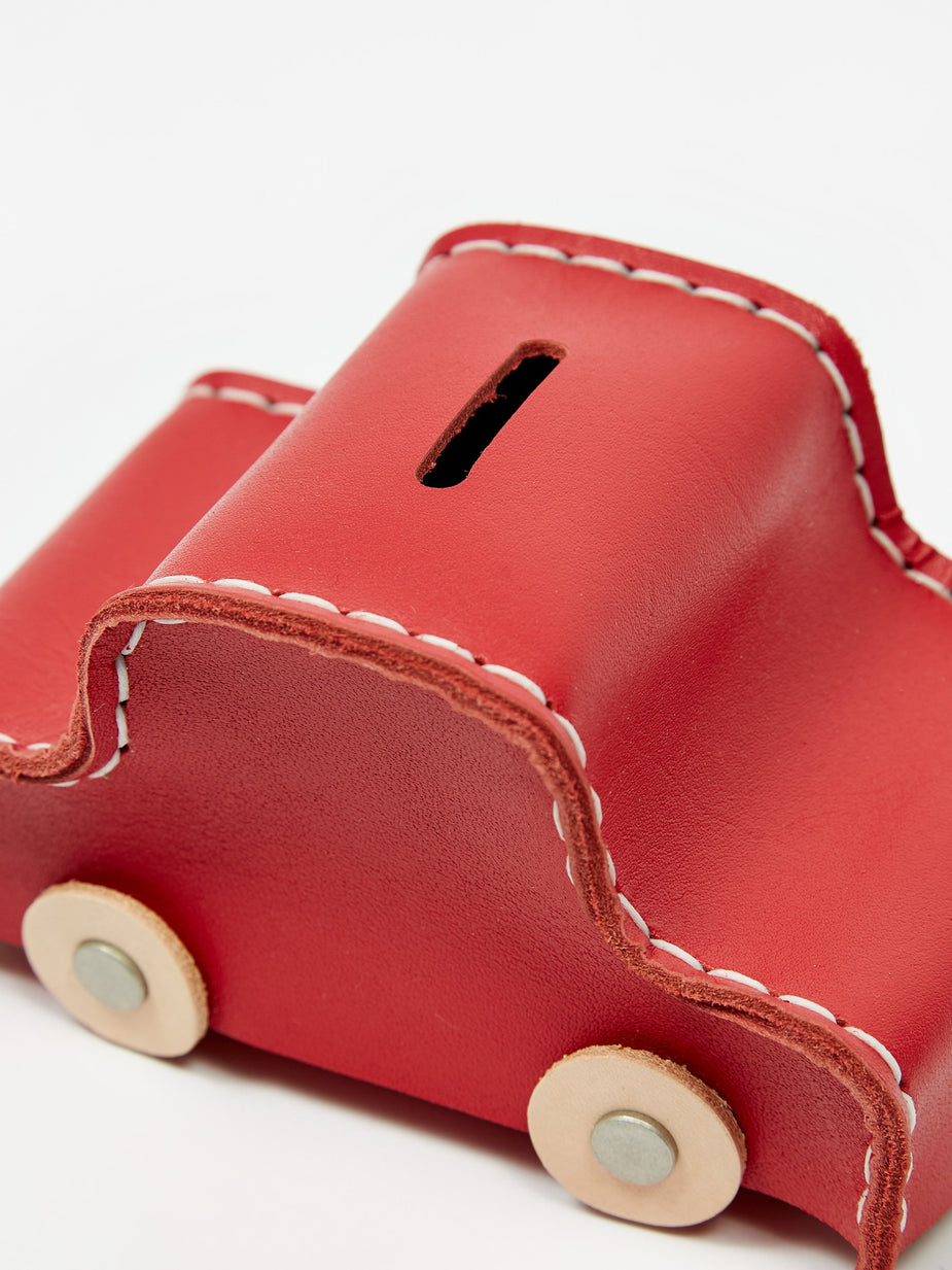 Hender Scheme Hender Scheme Car Coin Bank - Red - Red