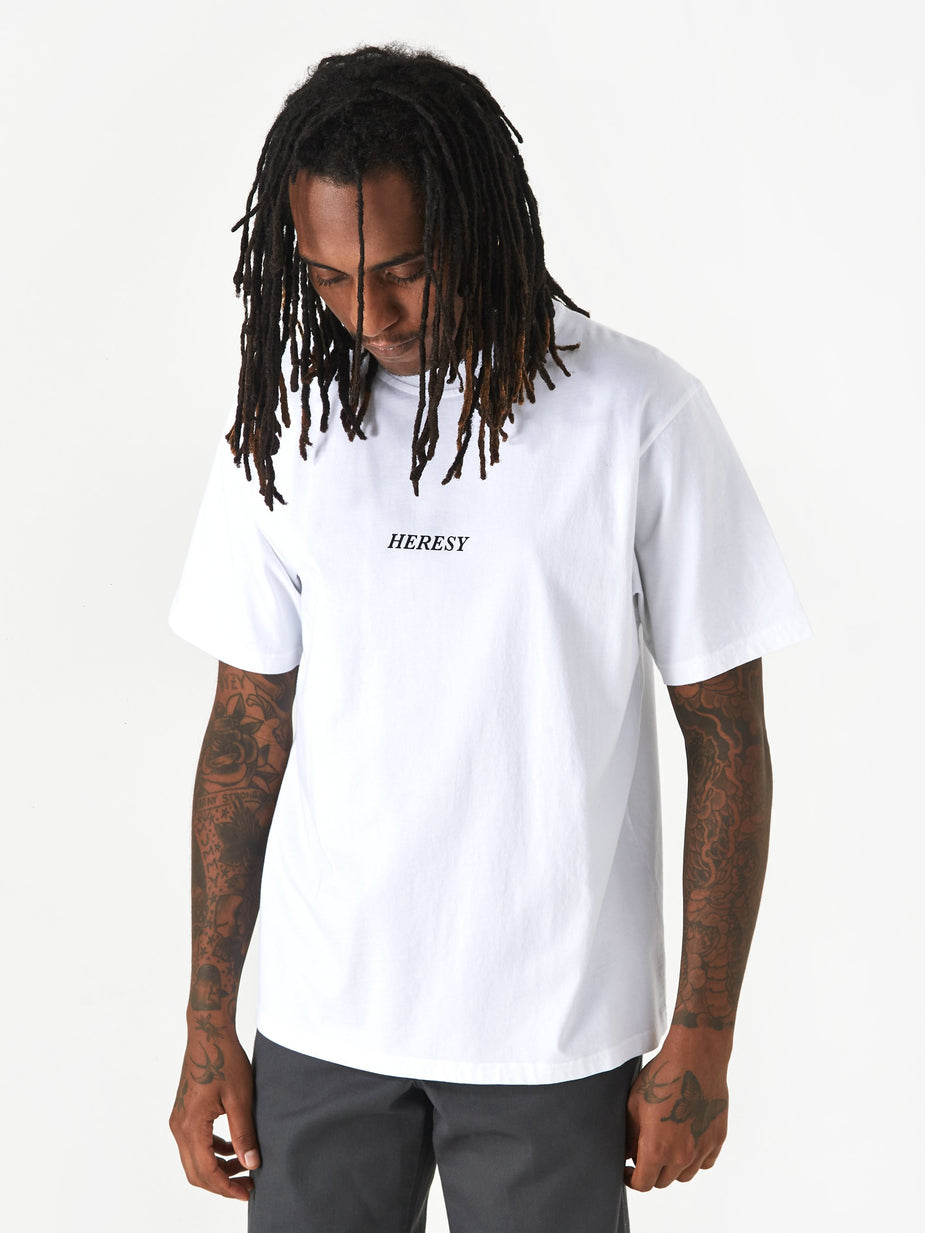 Heresy Heresy Stone Head Shortsleeve T-Shirt - White - White