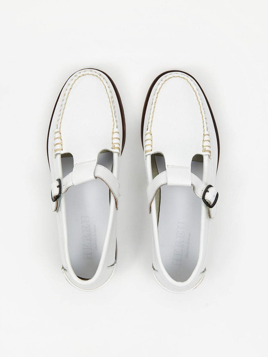 Hereu Hereu Alber Buckle Loafer - White - White