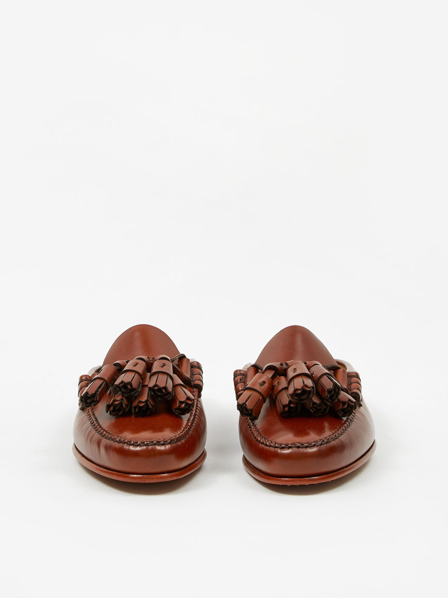Hereu Hereu Bolardo Slip On Loafer - Tan - Orange