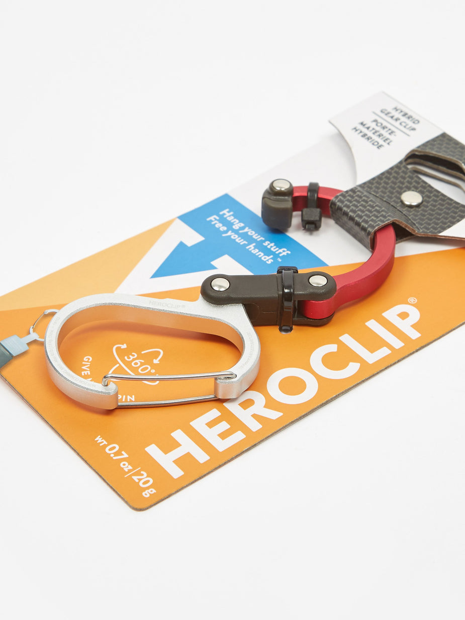Heroclip Heroclip Mini - Hot Rod Red - Red