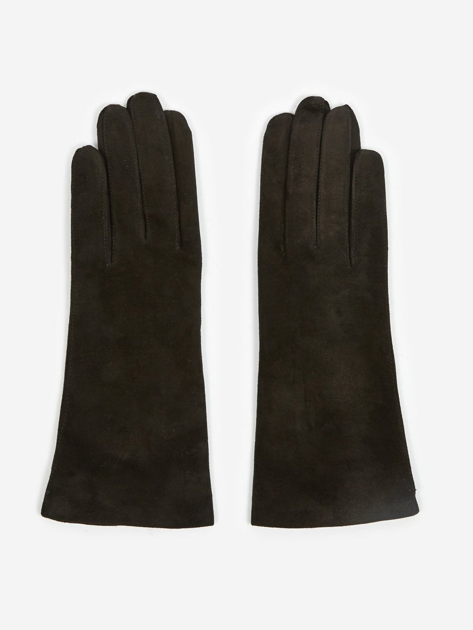 Hestra Hestra Suede Pique Cashmere Glove - Black - Black