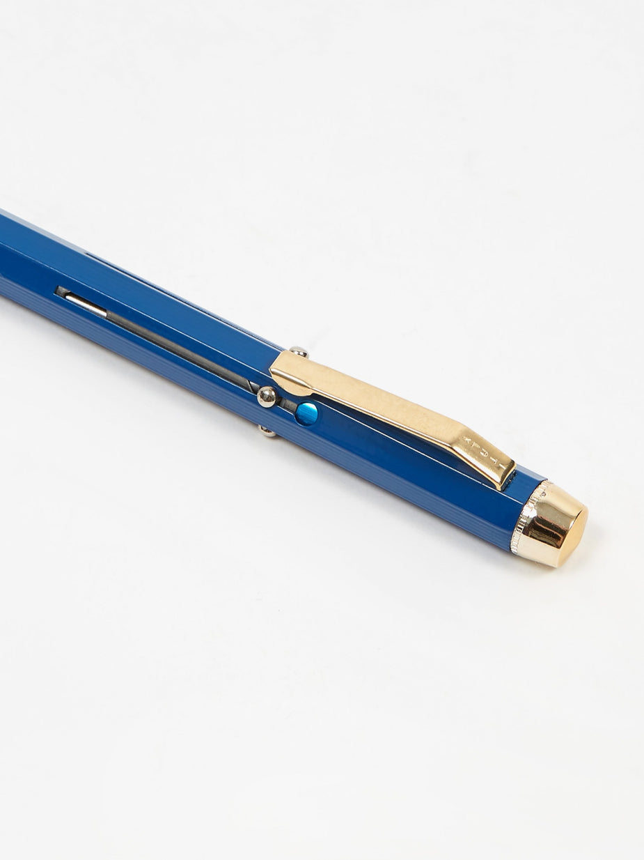 Hightide | Penco Hightide 4 Colour Ballpoint Pen - Blue - Blue