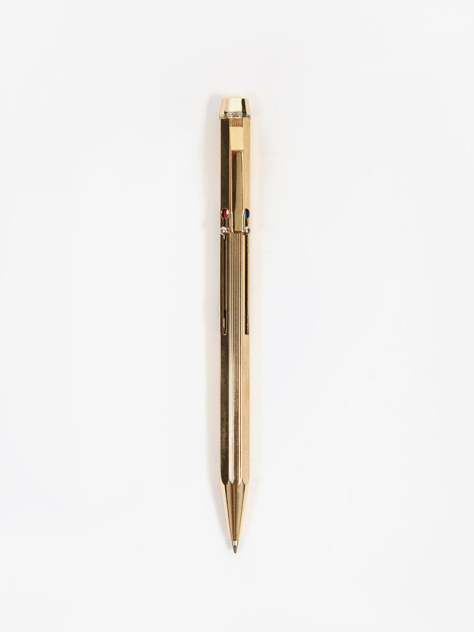 Hightide | Penco Hightide 4 Colour Ballpoint Pen - Gold - Gold