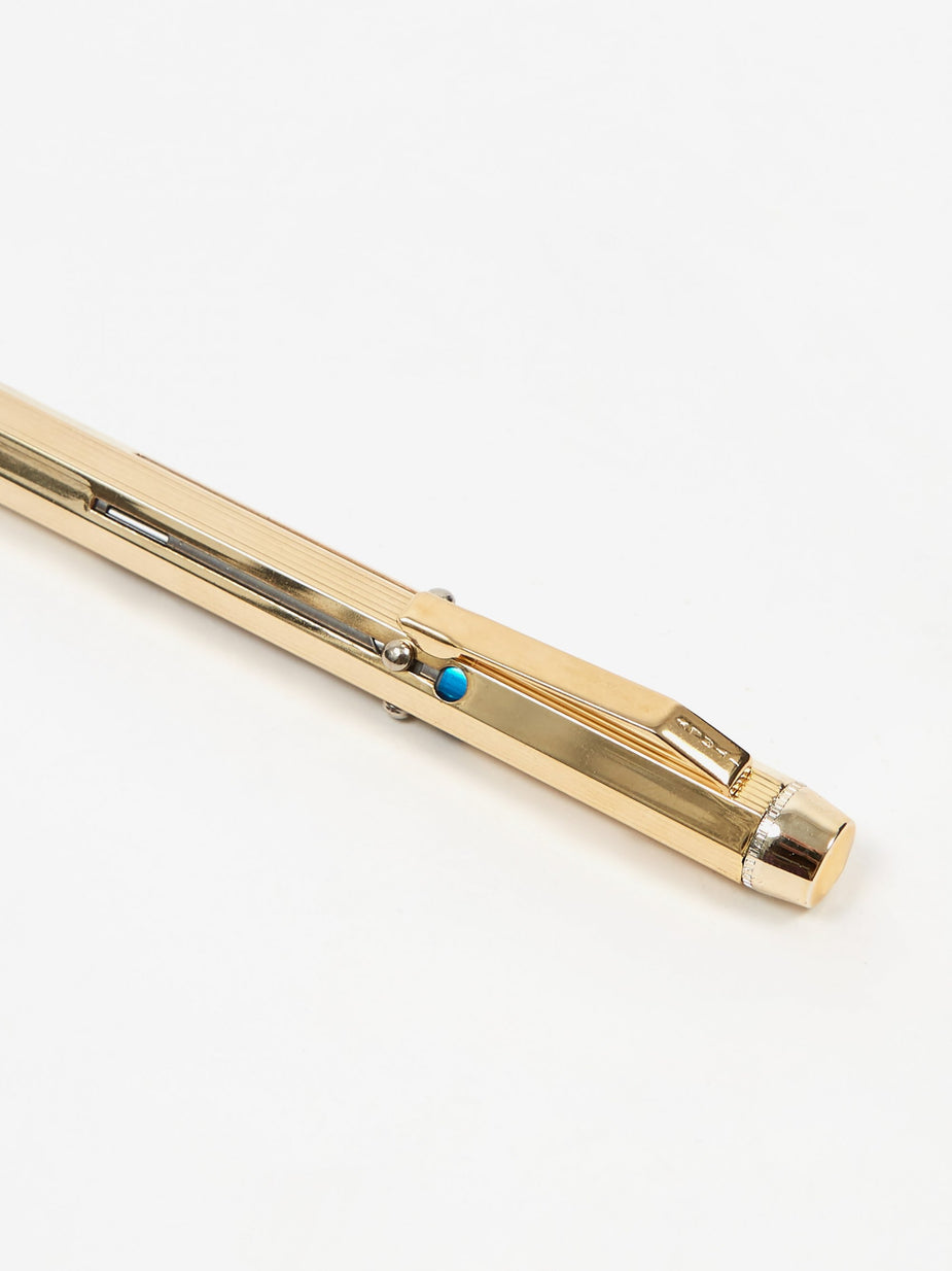 Hightide | Penco Hightide 4 Colour Ballpoint Pen - Gold - Gold