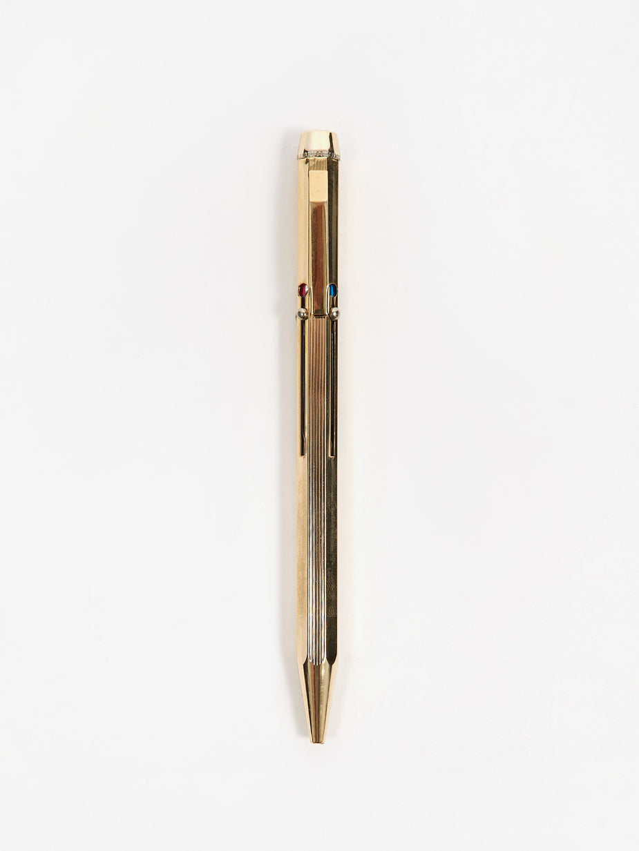 Hightide | Penco Hightide 4 Colour Ballpoint Pen - Gold - Gold