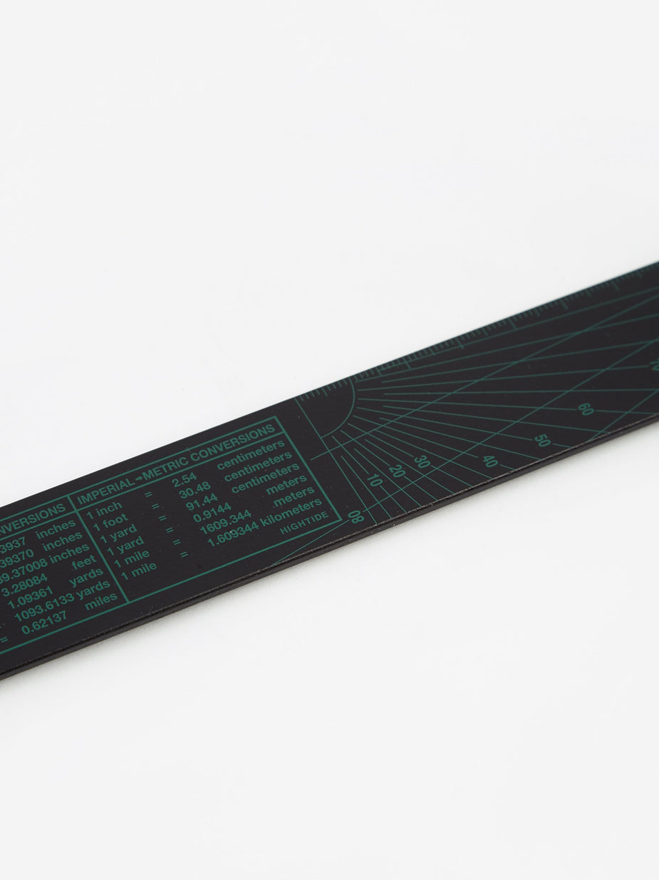 Hightide | Penco Hightide Penco Wooden Ruler 30cm - Black - Other