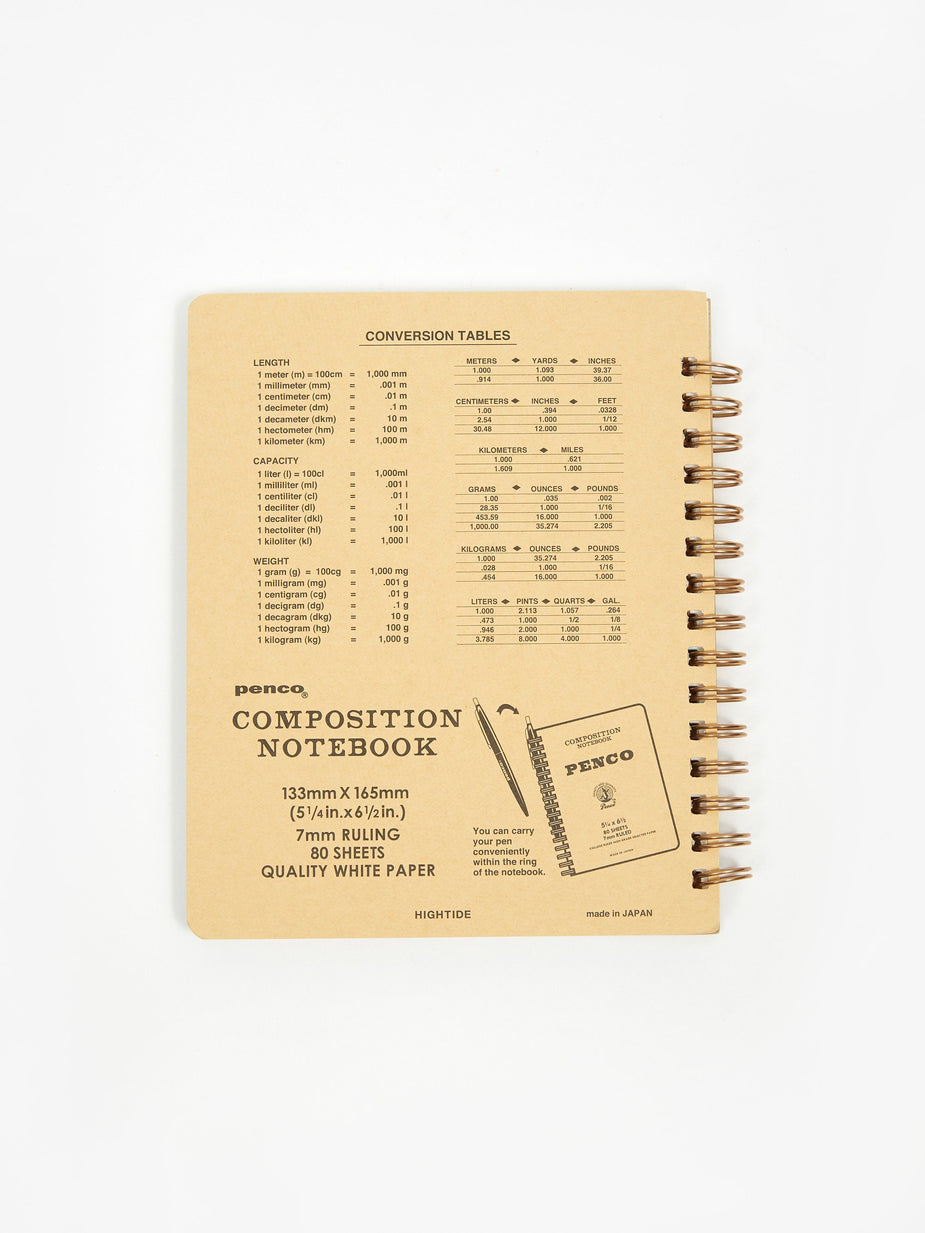 Hightide | Penco Hightide Penco Coil Notebook Medium - Medium - Neutrals