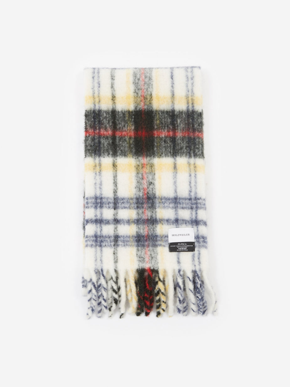 Holzweiler Holzweiler Aster Check Scarf - Opal - Other