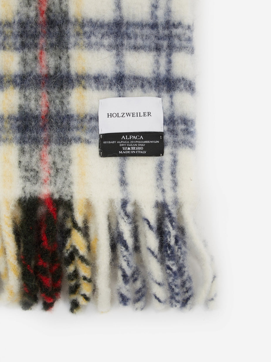 Holzweiler Holzweiler Aster Check Scarf - Opal - Other