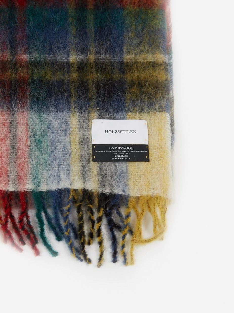 Holzweiler Holzweiler Fresia Check Scarf - Royal Holz - Other