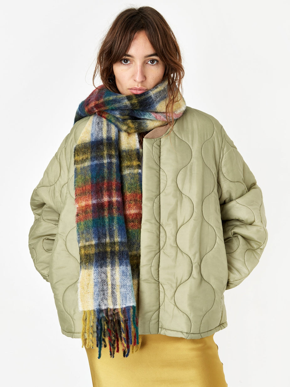Holzweiler Holzweiler Fresia Check Scarf - Royal Holz - Other
