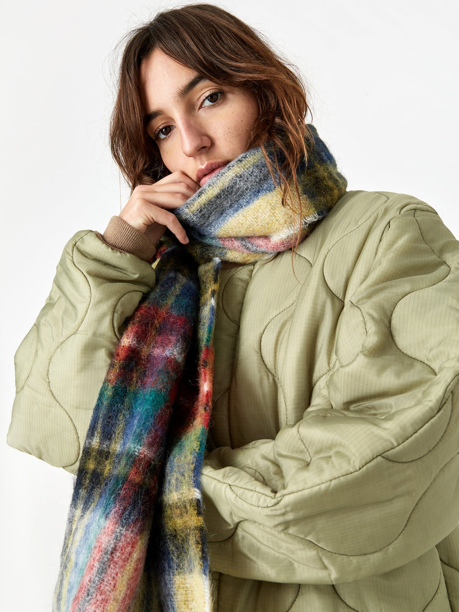 Holzweiler Holzweiler Fresia Check Scarf - Royal Holz - Other