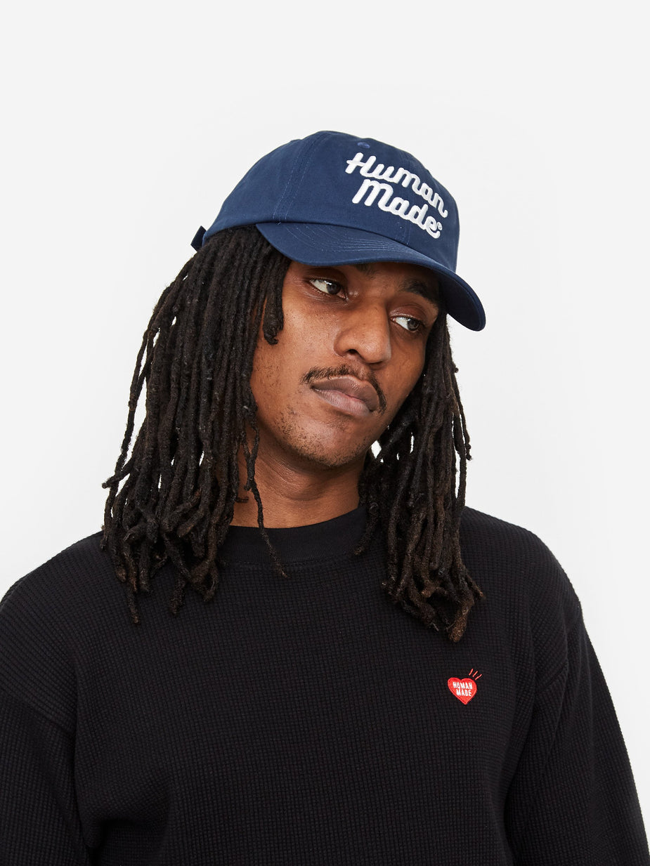 Human Made Human Made 6 Panel Twill Cap - Navy - Blue