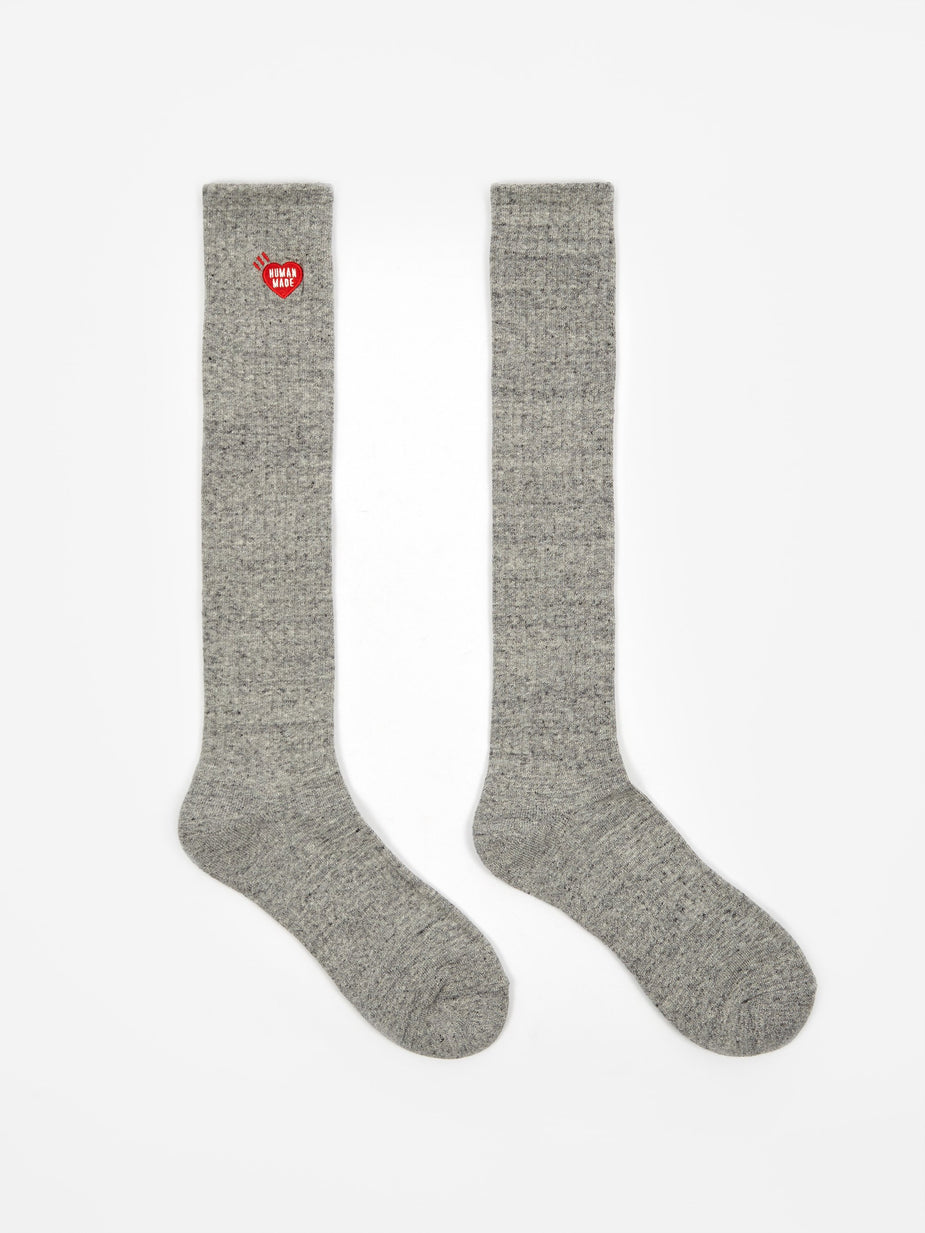 Human Made Human Made Long Pile Sock - Grey - Grey