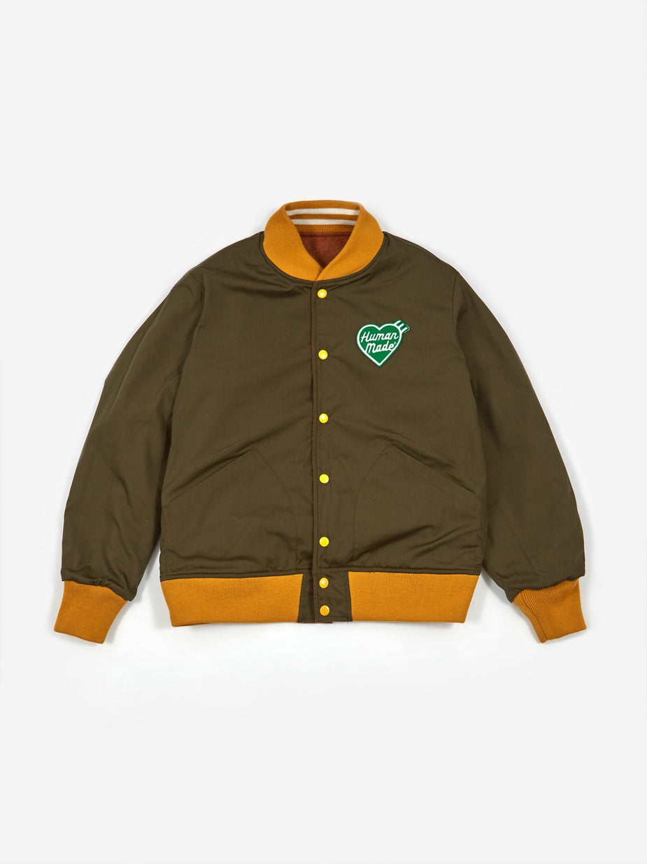 Human Made Human Made Varsity Jacket - Brown - Brown