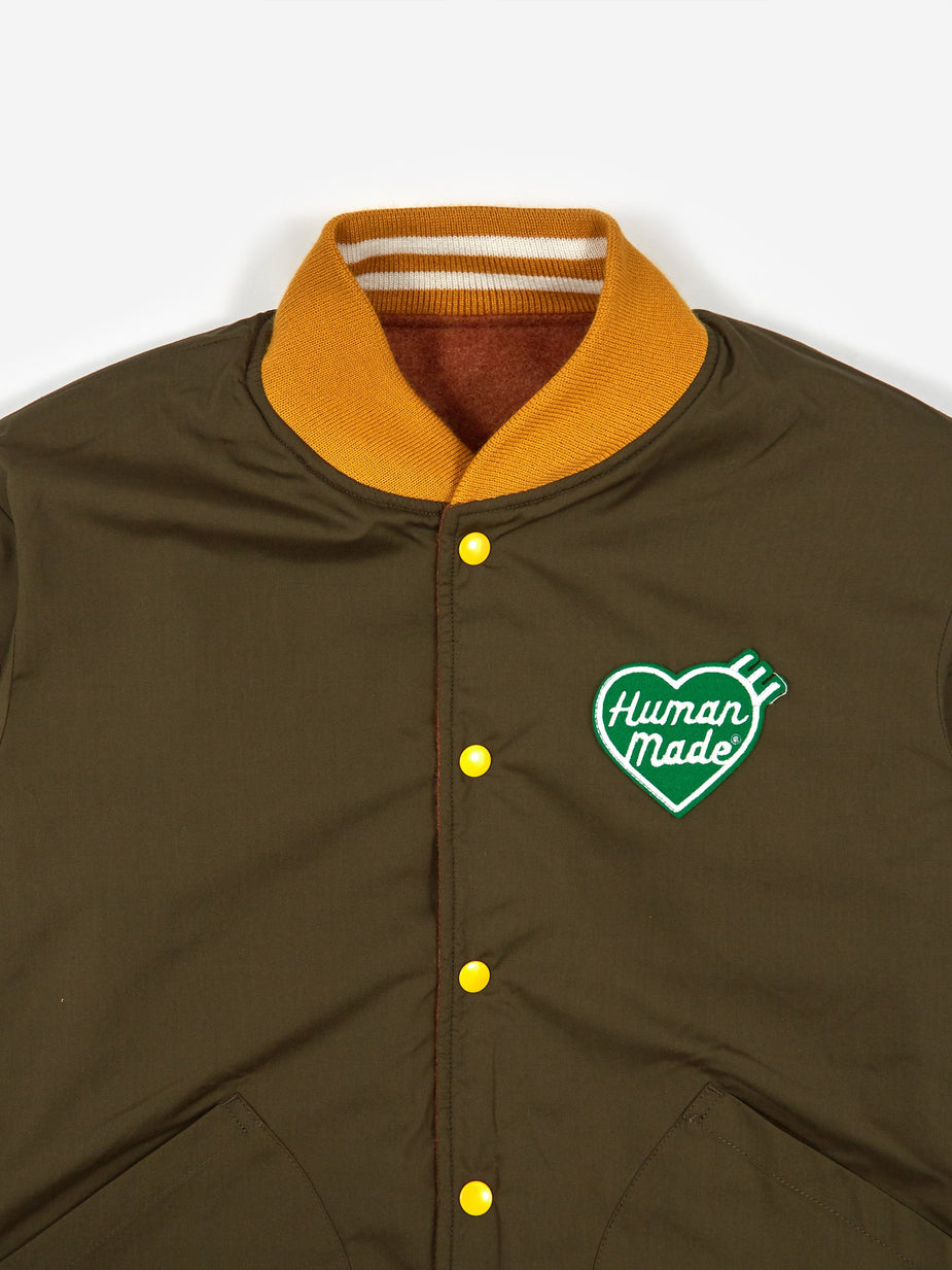 Human Made Human Made Varsity Jacket - Brown - Brown