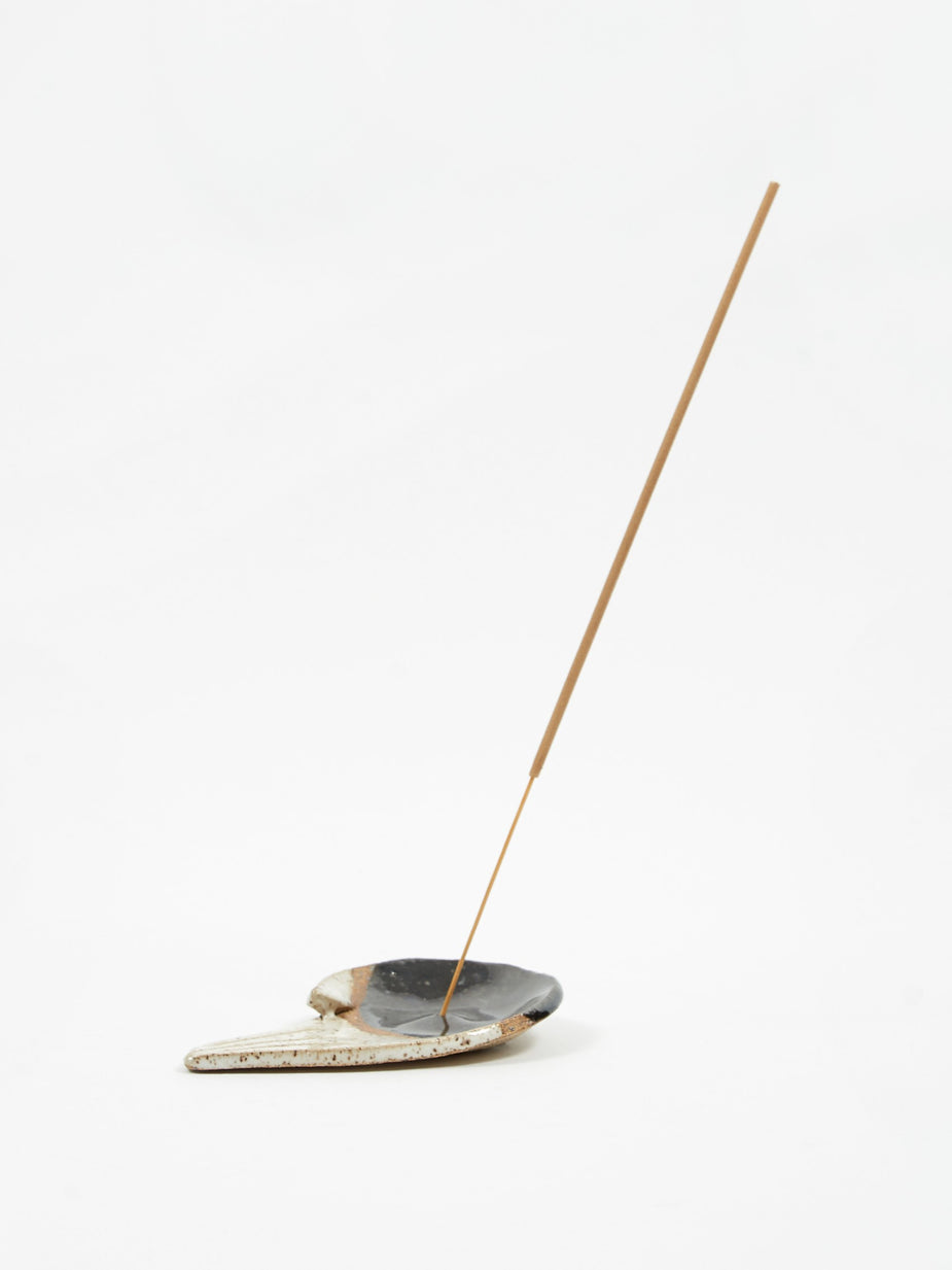 Hightide | Penco IIIVVVYYY Large Open Palm Incense Holder - Black Palm, White Fin - Other