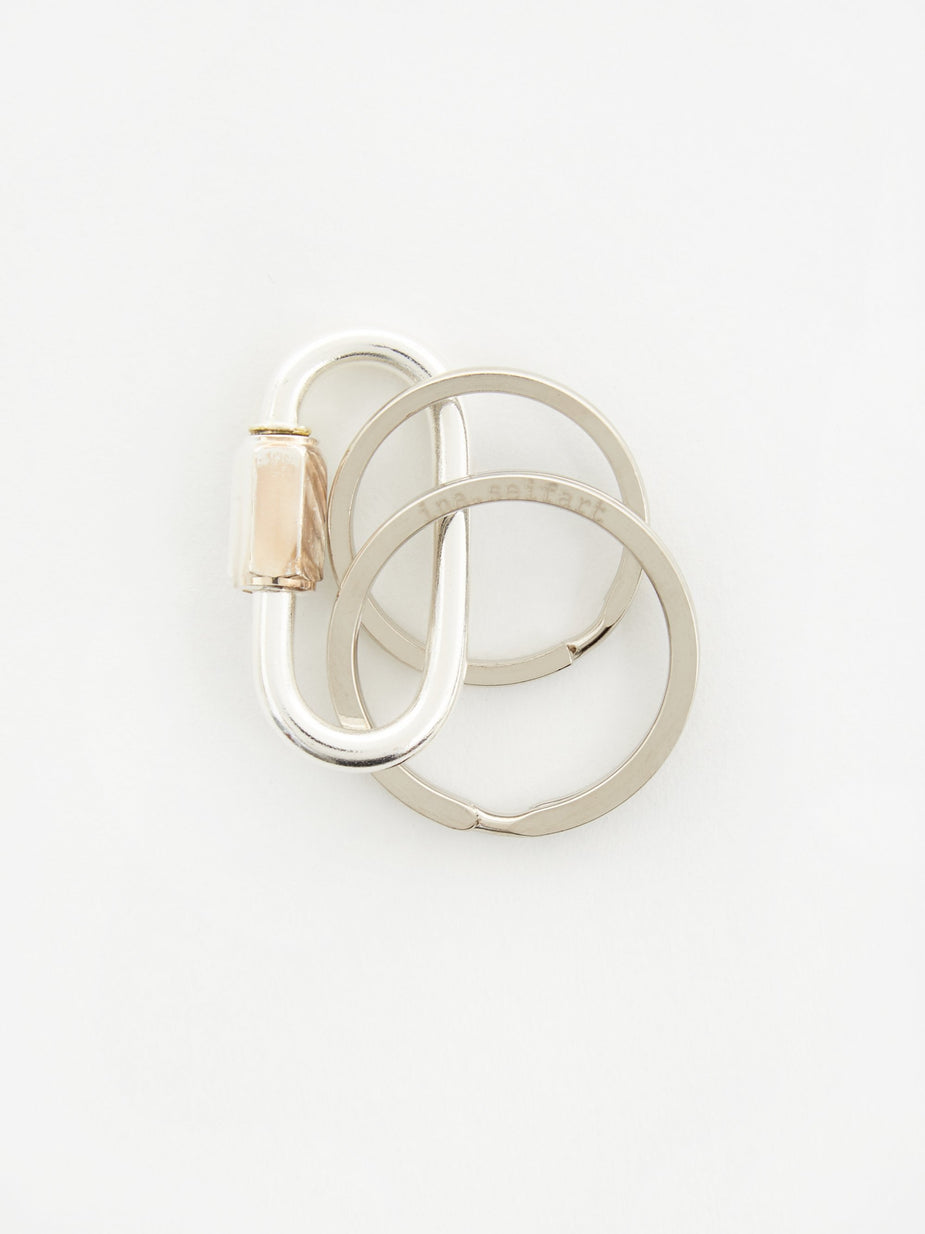 Ina Seifart Ina Seifart S-Karabiner Mini Key Holder - Silver - Silver