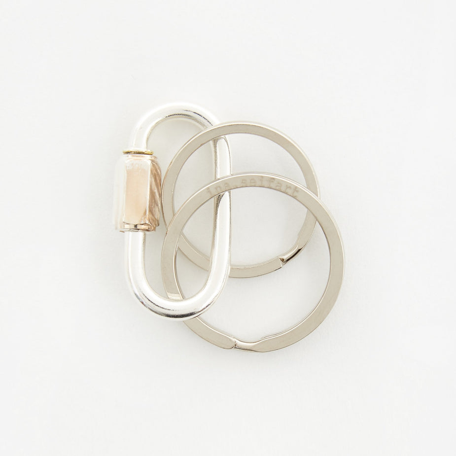 Ina Seifart Ina Seifart S-Karabiner Mini Key Holder - Silver - Silver