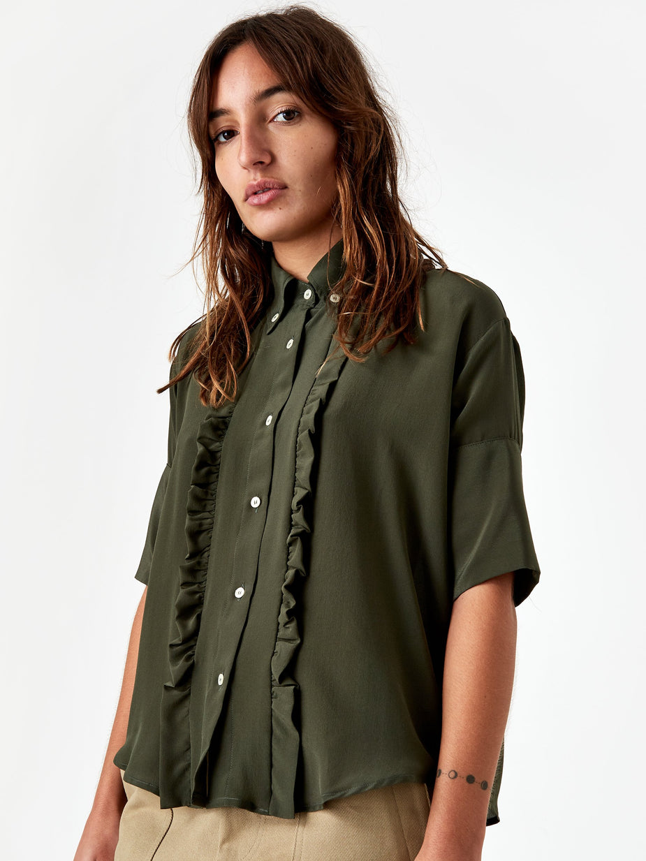 Jejia Jejia Baby Therese Shirt - Green Silk - Green