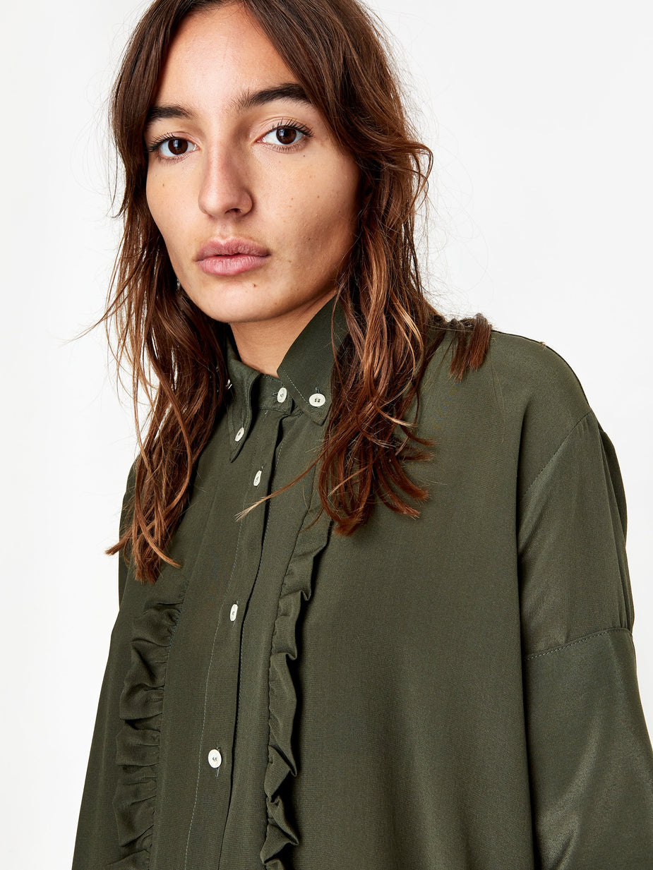 Jejia Jejia Baby Therese Shirt - Green Silk - Green