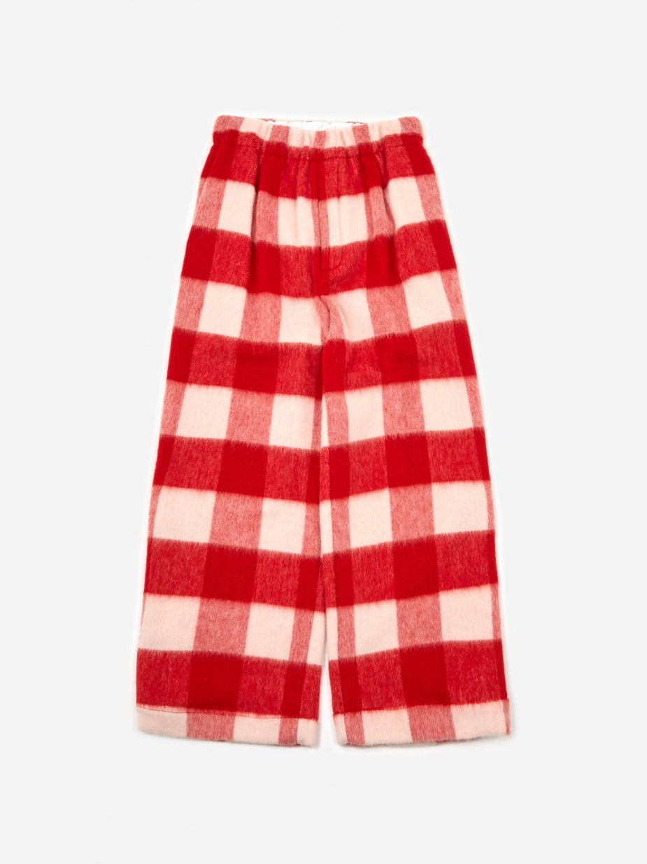 Jejia Jejia Norma Pant - Check Red White - Red
