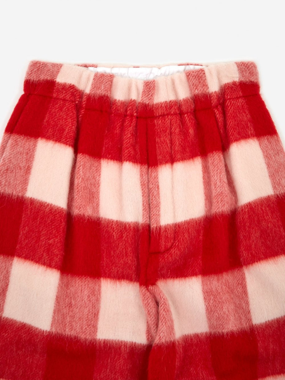 Jejia Jejia Norma Pant - Check Red White - Red