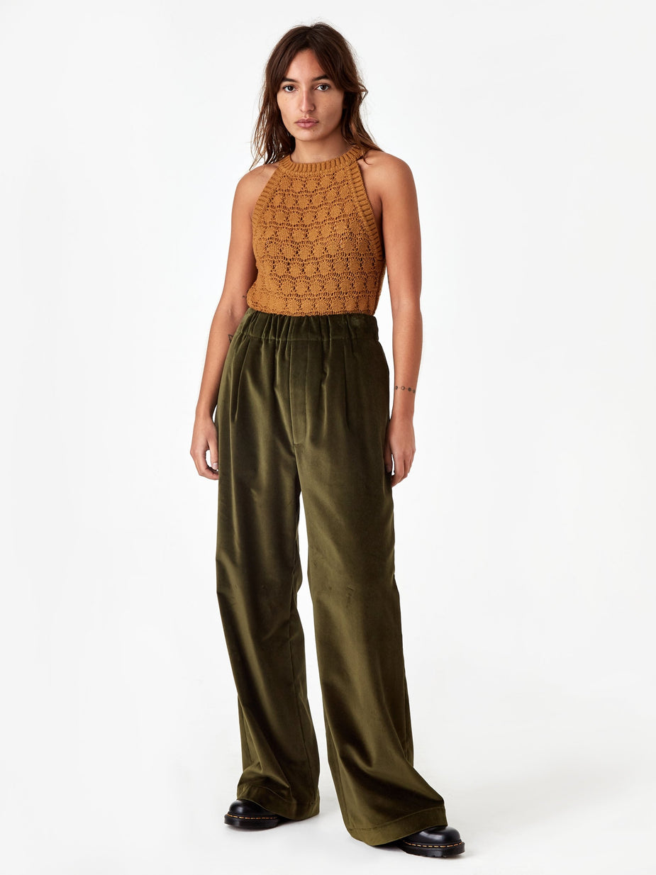 Jejia Jejia Rose Knit Tank - Mustard - Yellow