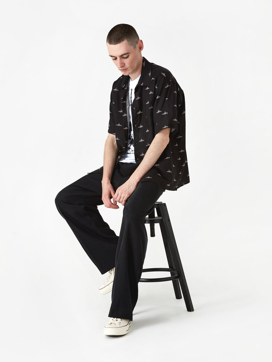 Undercover JohnUNDERCOVER Short Sleeve Shirt - Black - Black