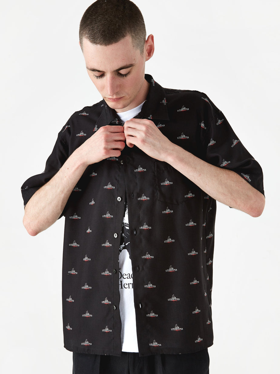 Undercover JohnUNDERCOVER Short Sleeve Shirt - Black - Black